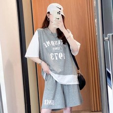 夏日運動套裝女 速乾短T顯瘦短褲兩件組 短袖套裝