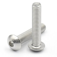 인프라테크몰 M5 스텐 서스 둥근머리 육각렌치 볼트, 10개, 25mm
