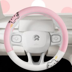 LIG 스마일 캣츠 사계절 오염 스크레치 노화 방지 핸들커버, 핑크