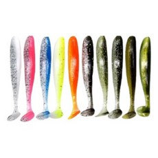 용피쉬 루어 미끼 웜 민물 바다 낚시, 20개