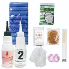 셀프펌 앞머리 파마세트, 1개, 혼합색상