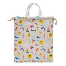 담스 패브릭 신발 주머니 실내화 가방 어린이집 유치원 키즈 초등 학생 방수 학원 보조 가방