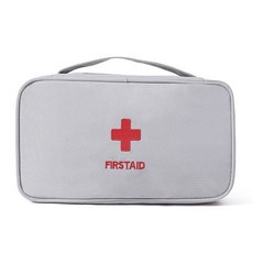 루네온 깔끔한 휴대용 구급 가방 회색, 1개