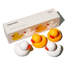빌랑 실리콘 오리 아기 물놀이장난감 러버덕 목욕놀이 장난감, 1세트