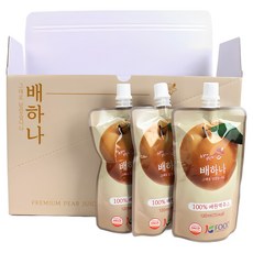 리얼 순수 과일주스 과채주스 배주스 배하나, 10개, 120ml