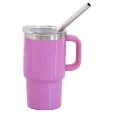 레디박스 캠핑용 감성 손잡이 스텐 소주잔 미니 휴대용 텀블러, 3개, 핑크