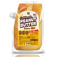 델리웰리 캘리포니아 땅콩버터 스무스 1.4kg 땅콩잼 대용량, 1개