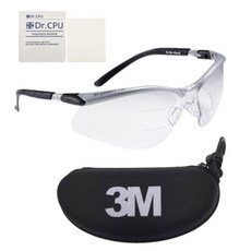 3M 보안경 BX Gray Frame 11380+보안경 케이스+안경테소독용 알콜솜 2매, 1개
