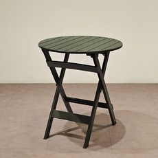 하프만가구 편리한 접이식 야외용 아이비 폴딩 테이블 625mm, 그린