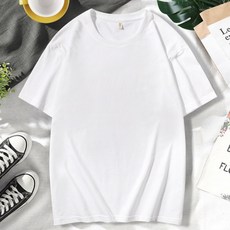 (1+1+1) 편안한 착용감 기본 무지 흰티 반팔 30수 레이어드 이너티 면티