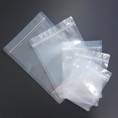 바이올팩키지 투명 스탠딩 지퍼백 100매입, 중(M), 100개입, 1개