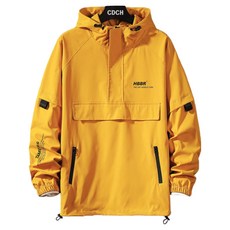 코디코치 남여공용 아노락 반집업 바람막이 자켓 후드 점퍼