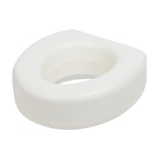 변기 좌석 라이저 - 변기 높이를 10cm 높여줍니다 - 300파운드 무게 용량의 높은 변기 좌석 미끄럼 방지 변기 라이저 높은 변기 좌석, 하얀색