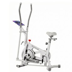 무브엘 일립티컬머신 실내자전거 유산소운동 스카이워커, 화이트, 의자형(손잡이없음)