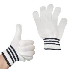 인테리어필름 시공에 좋은 작업용 나일론 면장갑 검정테 10개입, 검정테 S