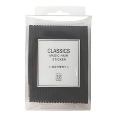 루루상점 앞머리 고정 패드, 10개, 블랙