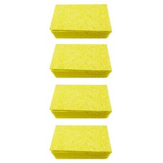 인두기팁 클리너 스펀지 인두 크리닝 스폰지 납땜인두기 청소용 스폰지 48개/세트 (직사각형 사각형 원형), 1개