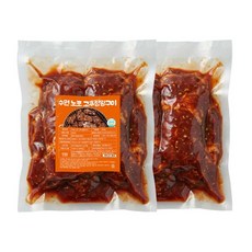 간편완성 수원 노포 특제 매콤 돼지양념 고추장왕구이 600g, 5개