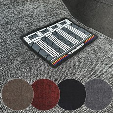 하이글로씨 자동차 뉴코일매트 트립매트 코일 카매트 확장형 차량용 매트, 그레이, 뉴코일매트_운전석만