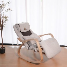 릴렉스파 안마의자 전신 마사지 흔들의자 1인용 소파, 오크 색, 오크 색