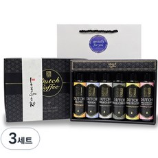GEUTTAECOFFEE 冷萃冰滴咖啡 50ml x 6種 禮盒 + 提袋, 禮盒+食譜卡, 3套