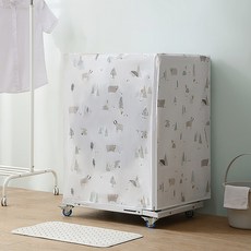 데일리공감 세탁기 먼지방지 커버 일반 드럼세탁기 보관커버 전자제품보호커버, 1개