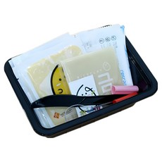 라이스클레이 쌀이랑놀자 우리가족 만들기 추석송편, 쌀이랑놀자 가족반달떡 키트, 1개