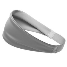 [MYDELLA] 통기성 기능성 땀흡수 스포츠 등산 운동 테니스 러닝 헤어밴드, 2개, 그레이