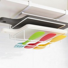 리브닉스 걸이형 다용도 도마거치대 3단, 1개, 화이트(24 x 25.5 x 10.5 cm)