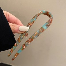 프라홈 아세테이트 U자형 13cm 대형 머리 헤어핀 PR359