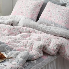 플루마즈오 국내산 겨울 밍크극세사 이불 침구세트