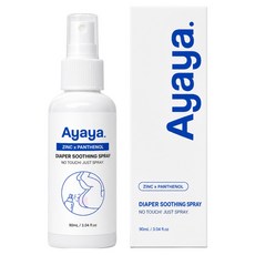 아야야 엉덩이 발진 스프레이 기저귀 크림 짓무름 땀띠 보습, 1개, 90ml