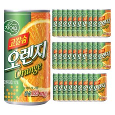 자연은 고칼슘 오렌지주스, 180ml, 30개