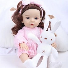 코지베베 핑크 옷을입은 갈색 머리 아기 인형 30.5cm, 1개