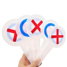 오엑스 퀴즈 팻말 OX카드 5입, 1, 상세페이지 참조