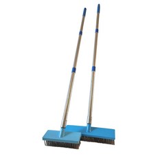 단비상자 스텐리스 와이어 스탠드 긴 바닥솔 밀대 30cm, 1개, 블루30센치