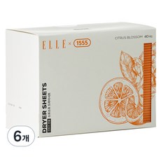 1555 Sope Sope 烘衣機專用香氛紙 櫻花香 正裝, 40入, 6個