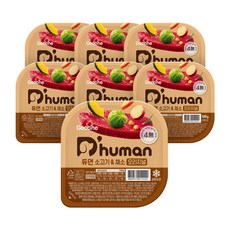 듀먼 전연령용 강아지 오리지널 화식사료, 소+채소, 100g, 7개