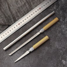 여의봉 2in1 나이프 K606 등산 캠핌 서바이벌 호신용 칼, 2개