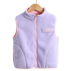 차차쿠바 아동 겨울 기모 집업 남아 여아 조끼