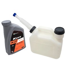 꼬마대장 연료혼합통 2.5L 오일배합통 + GS 2행정 엔진오일 1L, 1세트
