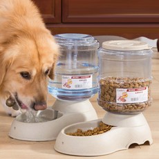 DING DONG PET 寵物大容量半自動餵食器2件組, 混合顏色, 1套