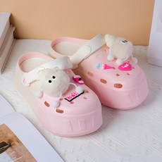 비브온 EVA 7cm 푹신한 통굽 키높이 여성 슬리퍼