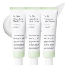 Dr.Bio 滋養護手霜 果香麝香, 3個, 80ml