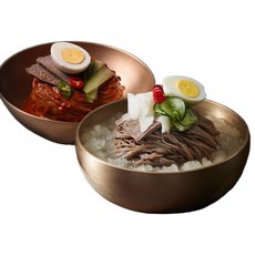 [송주불냉면] 새콤 비빔냉면+평양 물냉면 반반 10인분 세트, 4.45kg