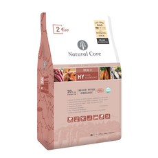 네츄럴코어 전연령 강아지 에코2 하이포알러제닉 작은입자 건식사료 가수분해 오리, 2.4kg, 1개