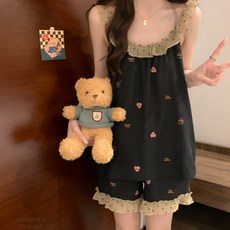 태한 JH 여성 부드러운 잠옷 세트