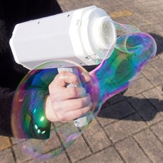 토이토 대왕 망치 버블건 비눗방울 LED 자동 비누방울, 1개