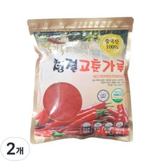 금송가루촌 청결 고운 고춧가루, 1kg, 2개