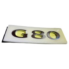 현대모비스 제네시스G80 후면 [G80] 크롬 엠블럼[B1500], G80